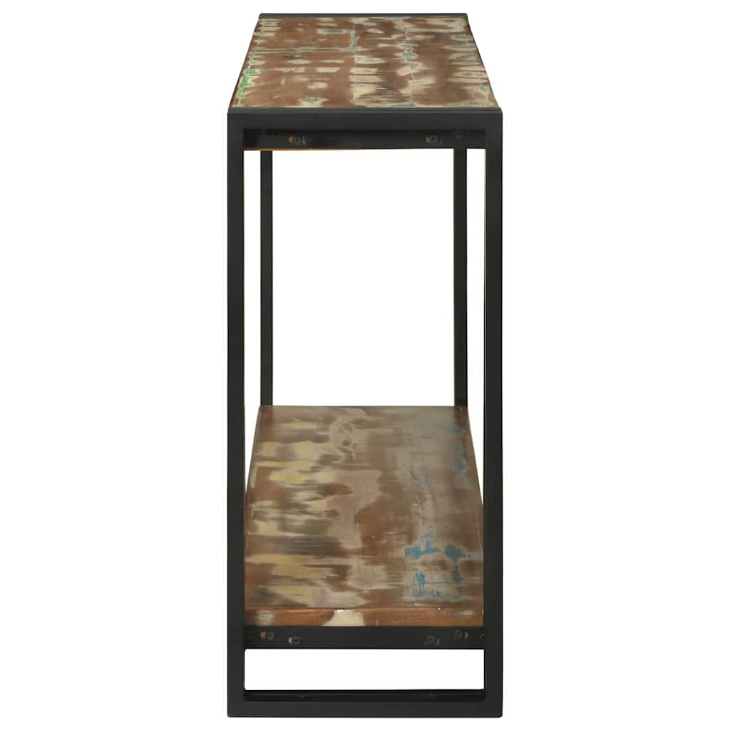 Konsolbord Flerfarvet 120 x 33 x 75 cm Massivt genanvendt træ