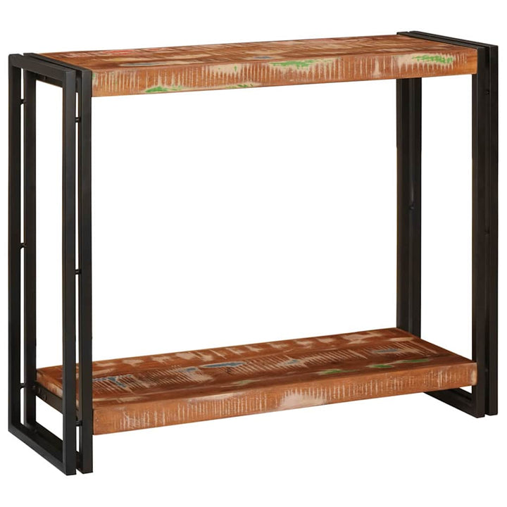 Konsolbord Flerfarvet 90 x 33 x 75 cm Massivt genanvendt træ