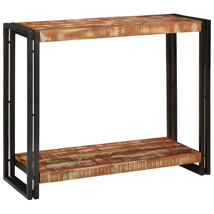 Konsolbord Flerfarvet 90 x 33 x 75 cm Massivt genanvendt træ