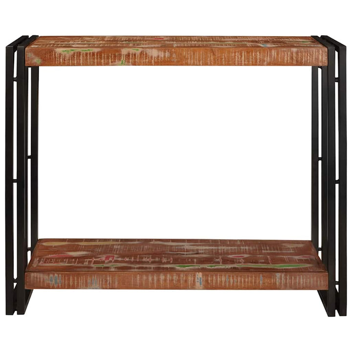 Konsolbord Flerfarvet 90 x 33 x 75 cm Massivt genanvendt træ