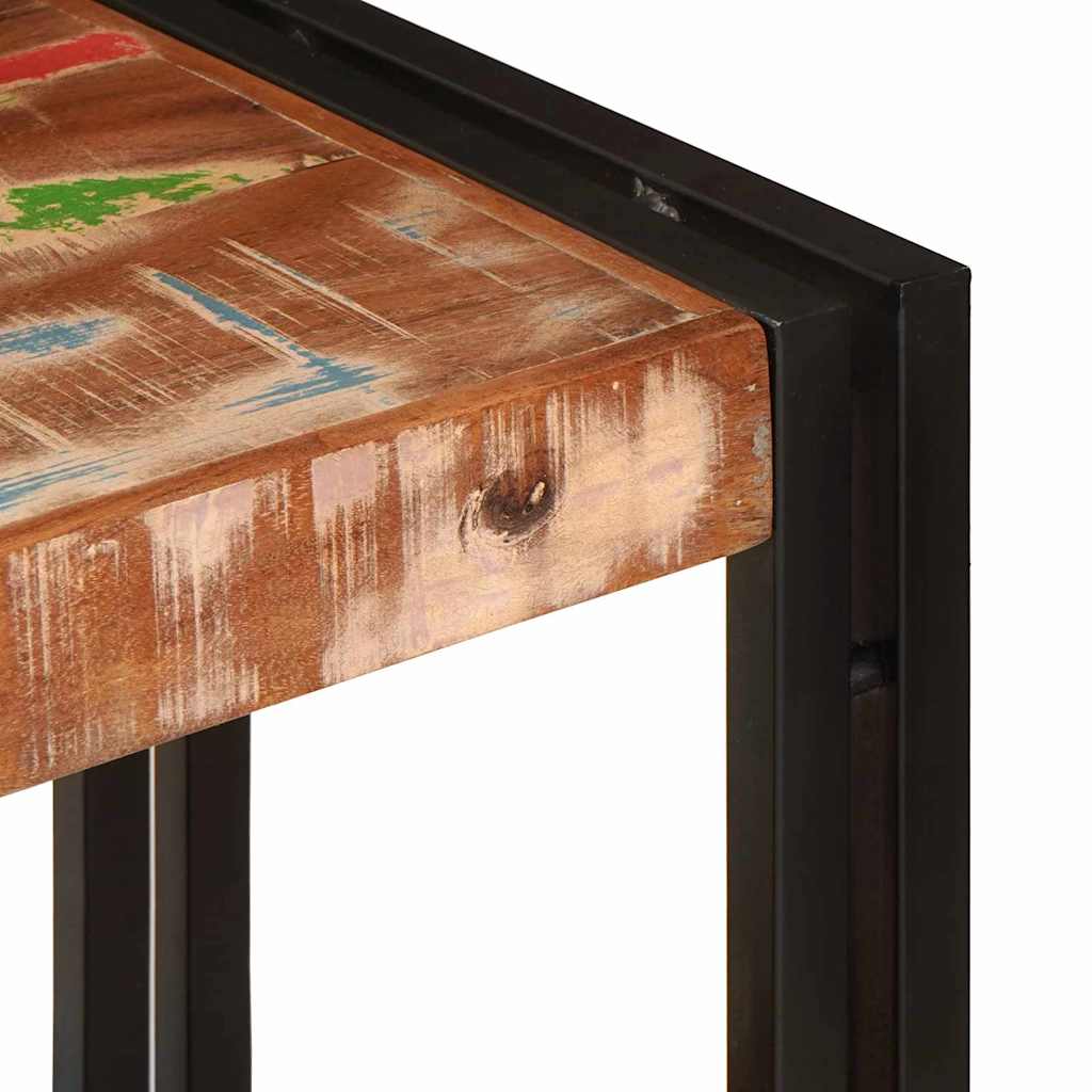 Konsolbord Flerfarvet 160 x 33 x 75 cm Massivt genanvendt træ