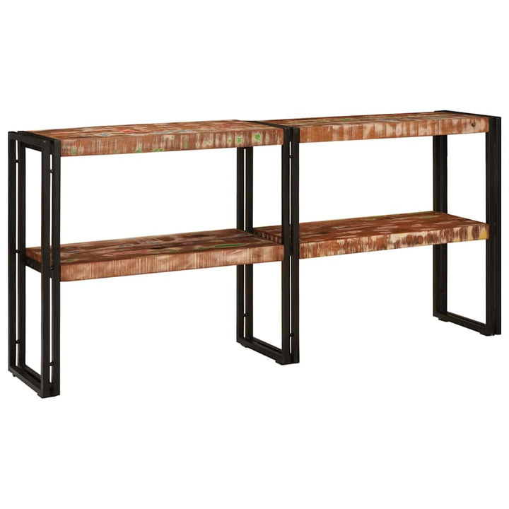 Konsolbord Flerfarvet 160 x 33 x 75 cm Massivt genanvendt træ