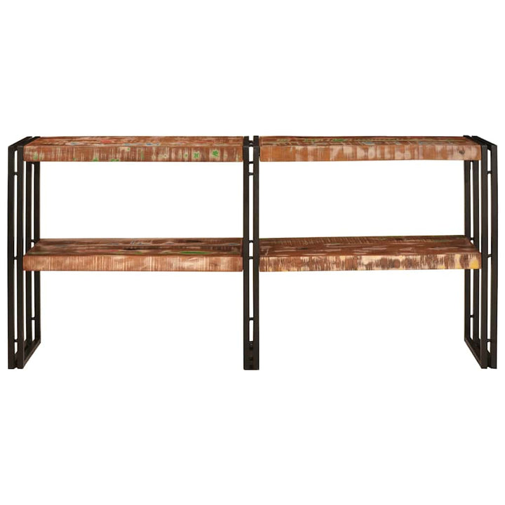 Konsolbord Flerfarvet 160 x 33 x 75 cm Massivt genanvendt træ