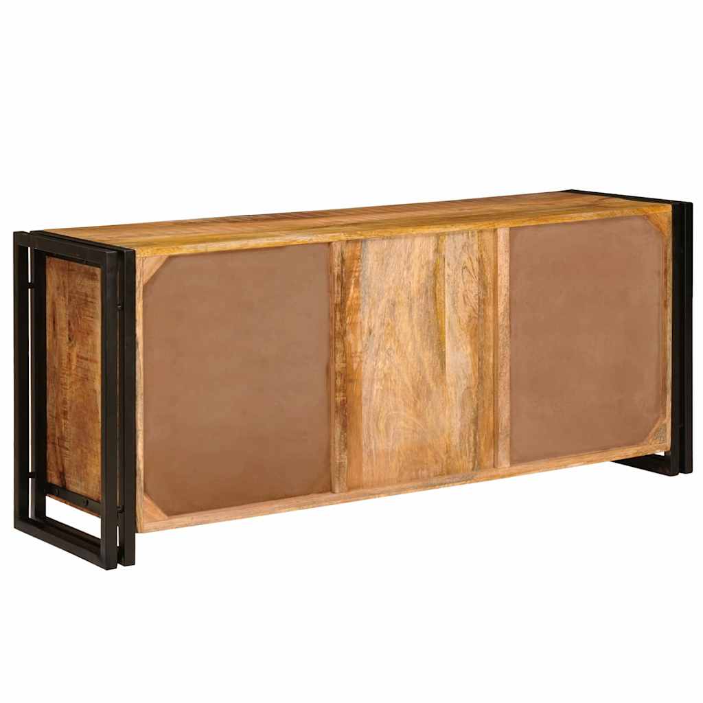 TV-skab Brun 120 x 30 x 50 cm Massivt ru mangotræ