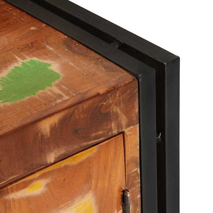 TV-skab Flerfarvet 120 x 30 x 50 cm Massivt genanvendt træ