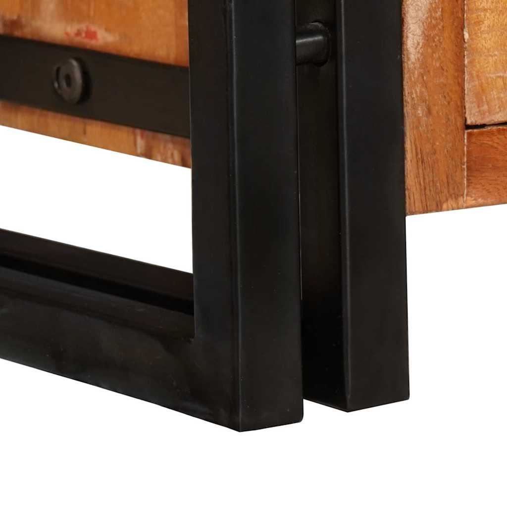 TV-skab Flerfarvet 120 x 30 x 50 cm Massivt genanvendt træ