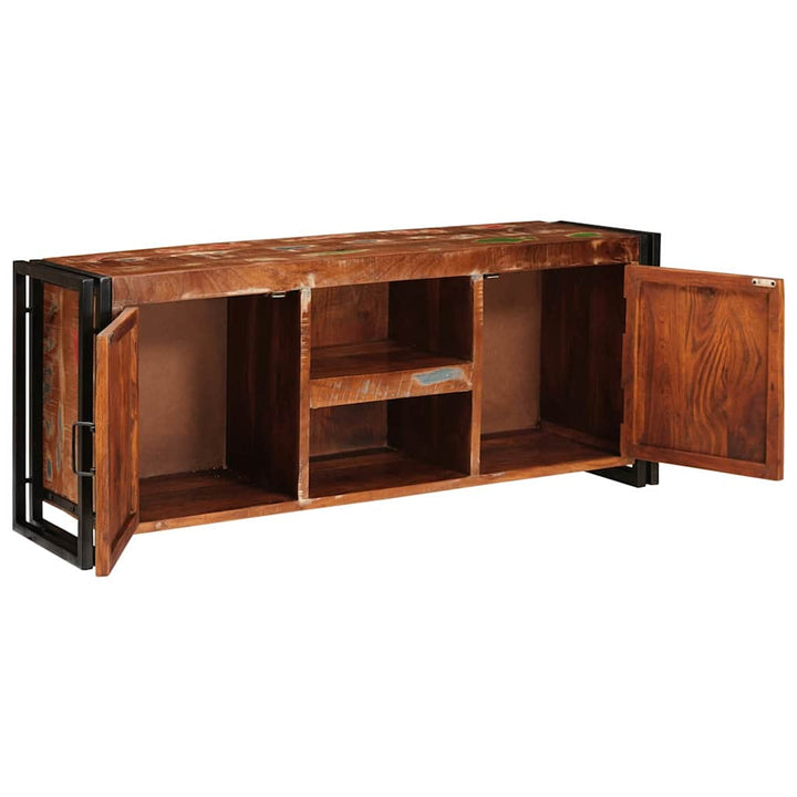 TV-skab Flerfarvet 120 x 30 x 50 cm Massivt genanvendt træ