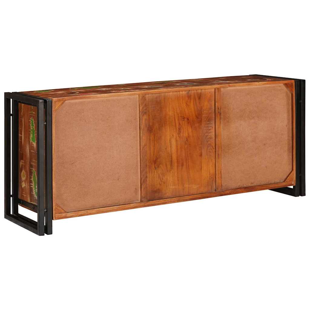 TV-skab Flerfarvet 120 x 30 x 50 cm Massivt genanvendt træ