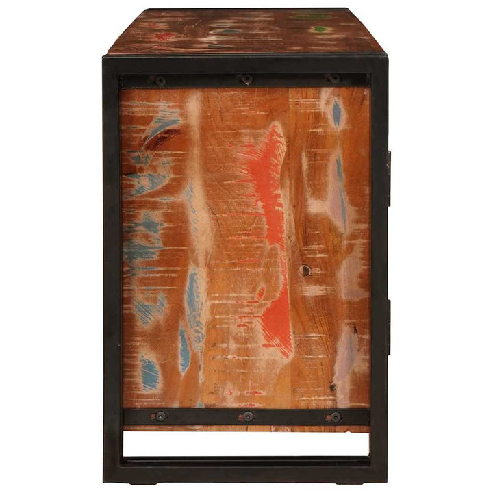 TV-skab Flerfarvet 120 x 30 x 50 cm Massivt genanvendt træ