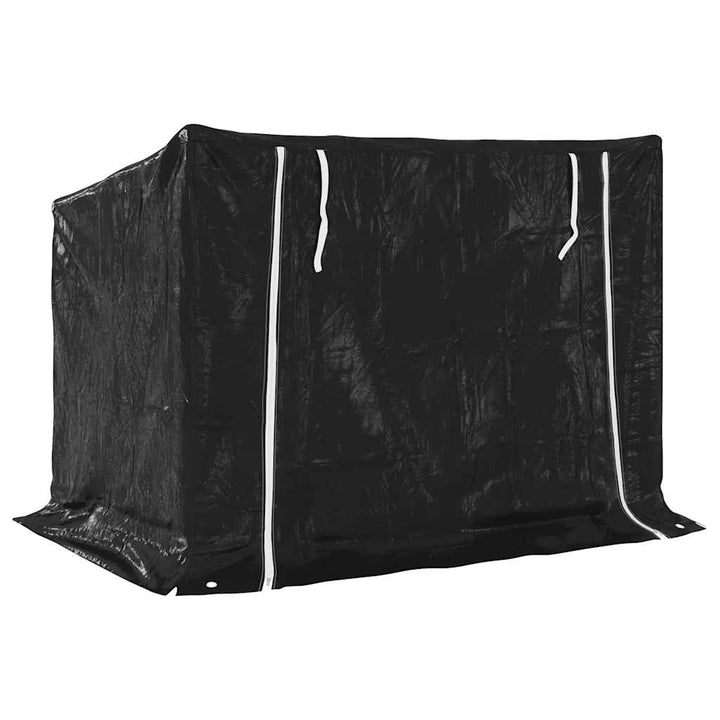 brændestativ med regnslag 150,5x100,5x110,5cm galvaniseret stål