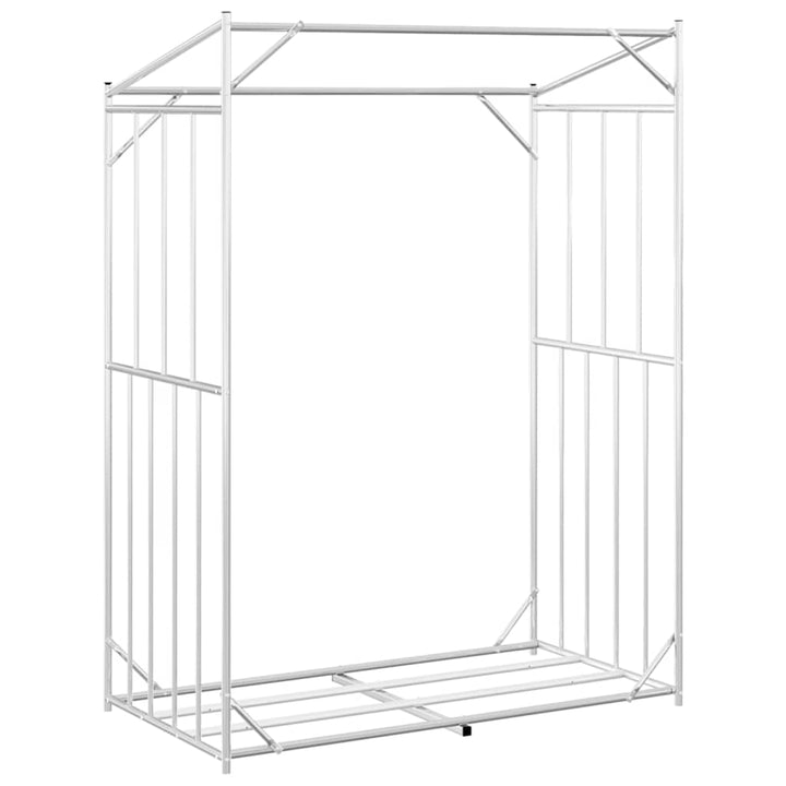 brændestativ med regnslag 150x80x200 cm galvaniseret stål