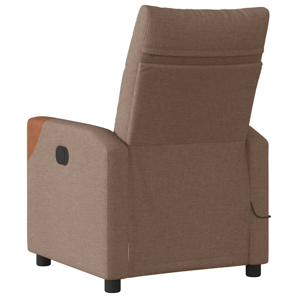 massagestol stof brun