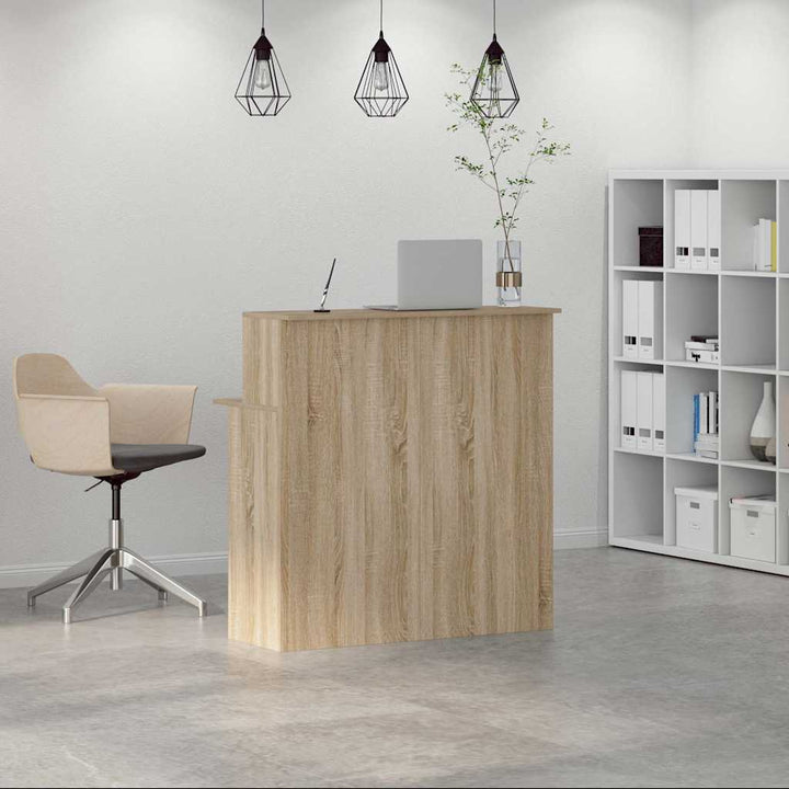 receptionsdisk Sonoma eg 100x50x103,5 cm konstrueret træ