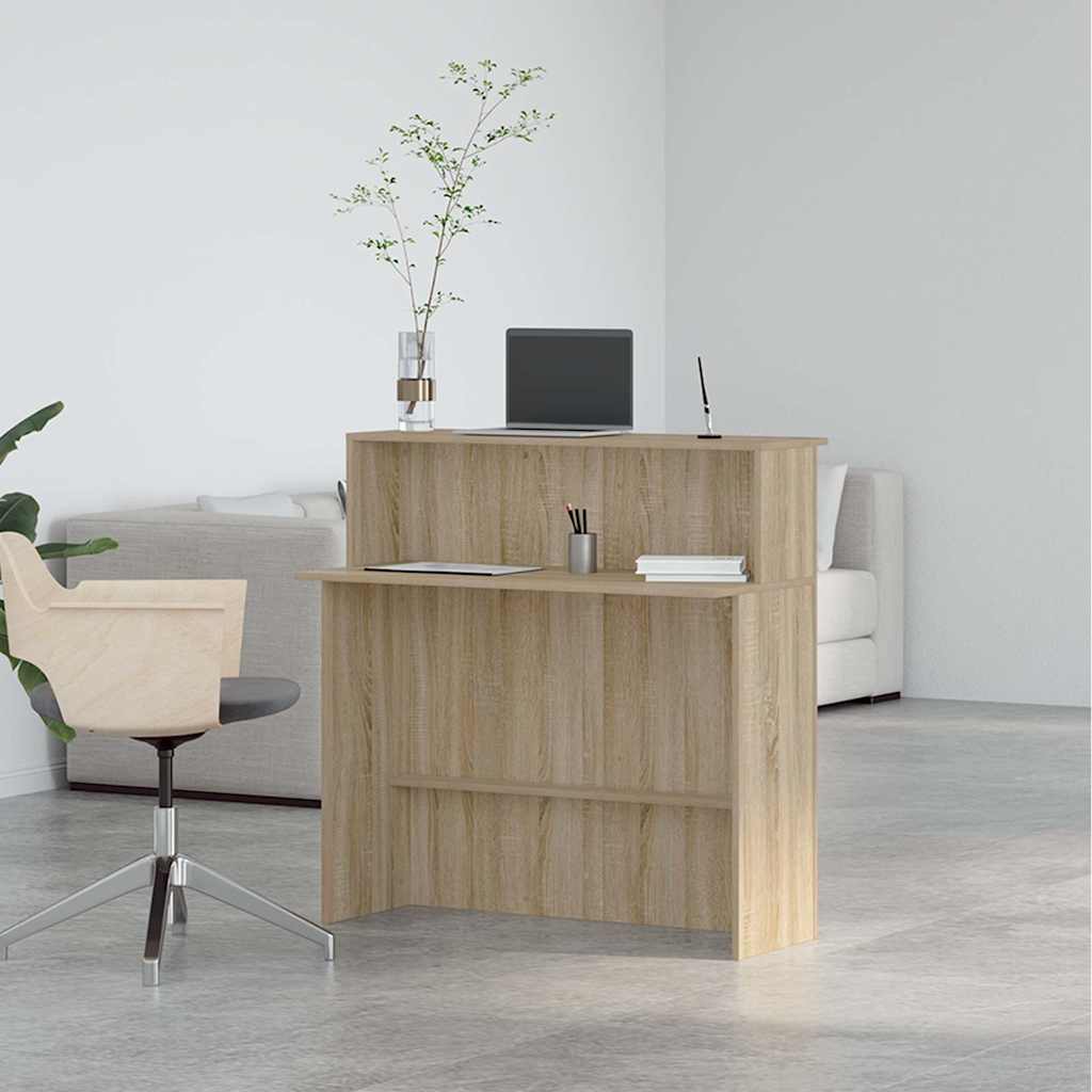 receptionsdisk Sonoma eg 100x50x103,5 cm konstrueret træ