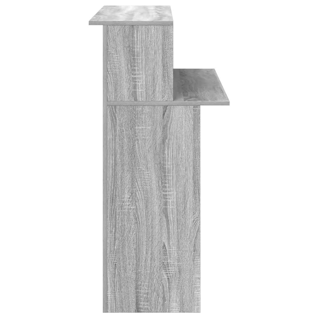 receptionsskranke grå sonoma 100x50x103,5 cm konstrueret træ