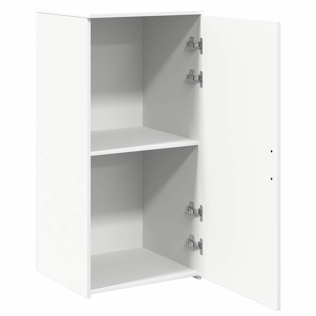 opbevaringsskab 50x45x103,5 cm konstrueret træ hvid
