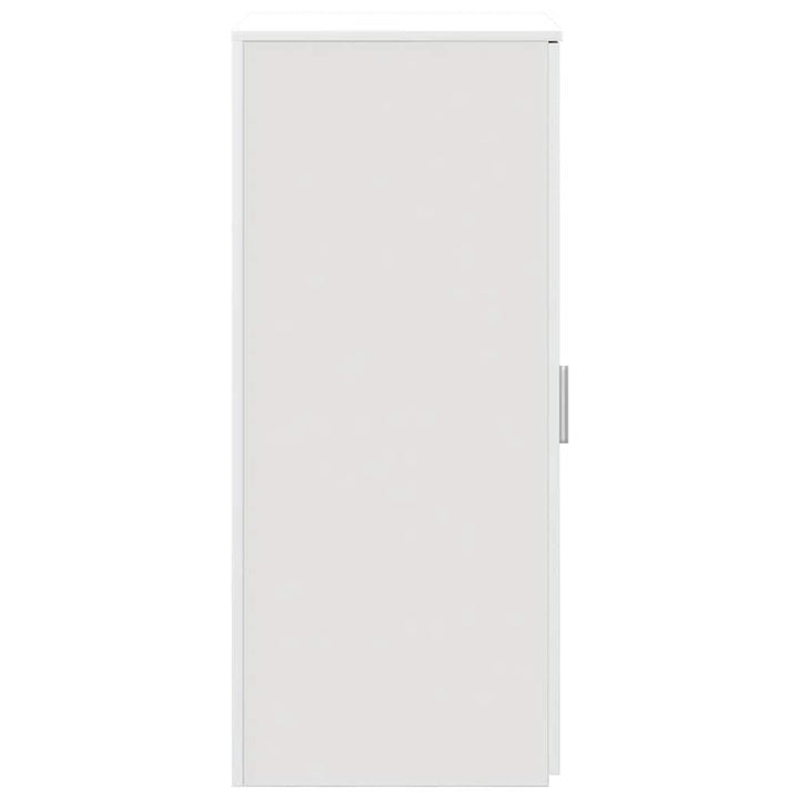 opbevaringsskab 50x45x103,5 cm konstrueret træ hvid