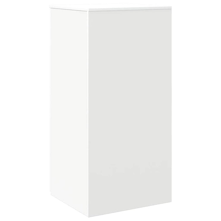 opbevaringsskab 50x45x103,5 cm konstrueret træ hvid