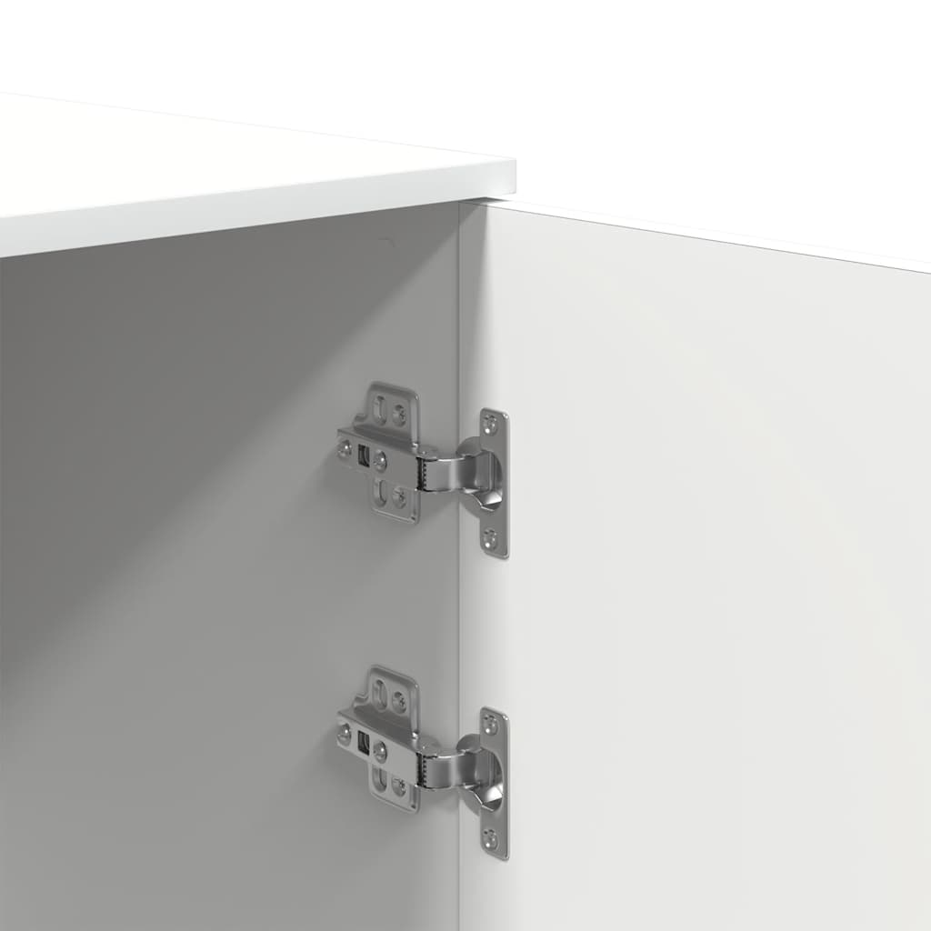 opbevaringsskab 50x45x103,5 cm konstrueret træ hvid