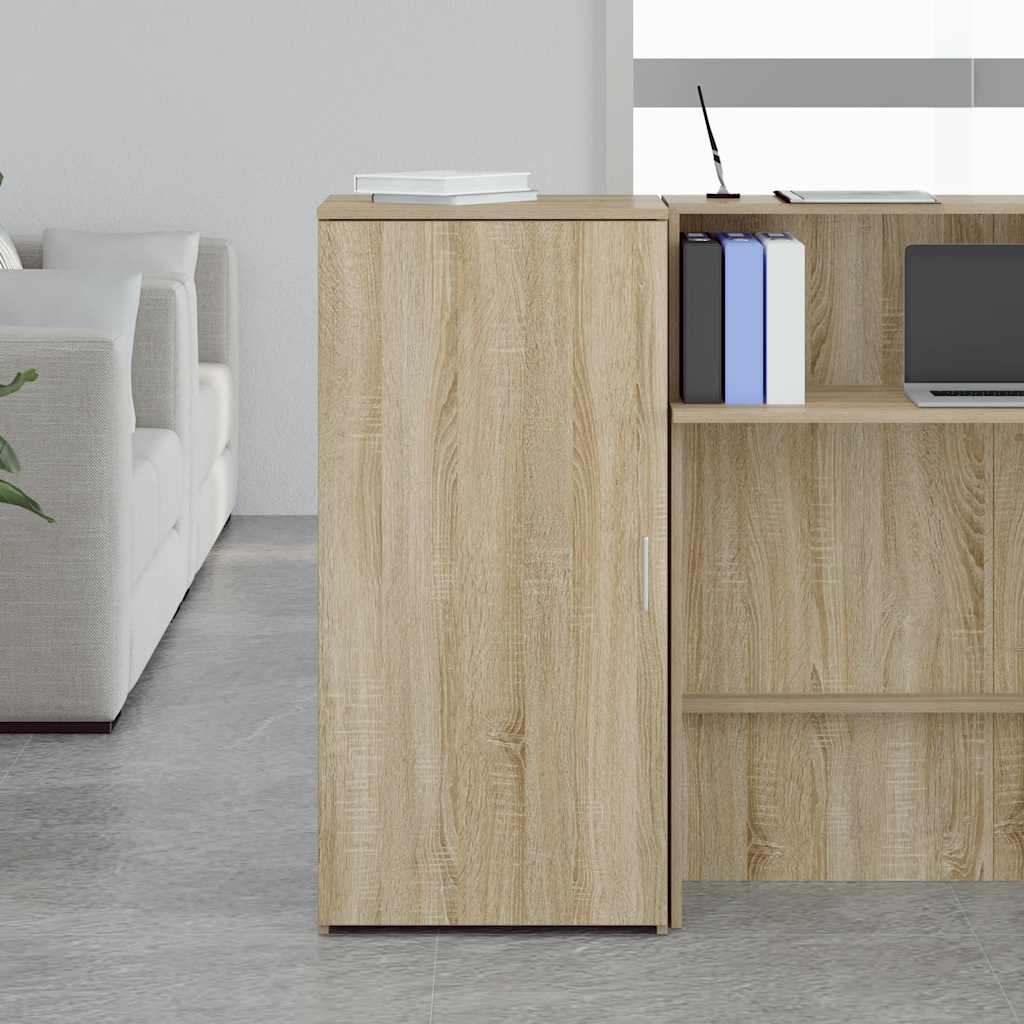 opbevaringsskab 50x45x103,5 cm konstrueret træ sonoma-eg
