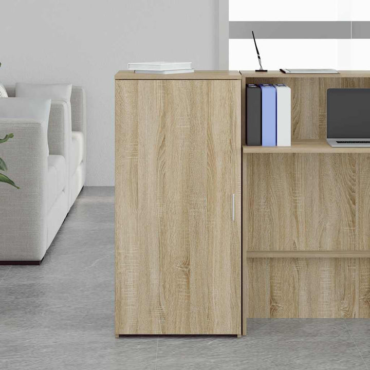 opbevaringsskab 50x45x103,5 cm konstrueret træ sonoma-eg