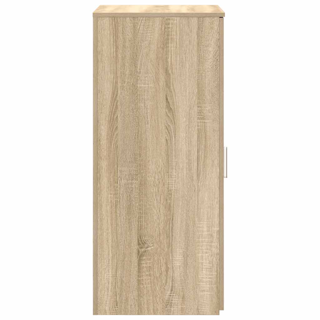 opbevaringsskab 50x45x103,5 cm konstrueret træ sonoma-eg