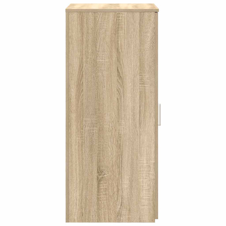 opbevaringsskab 50x45x103,5 cm konstrueret træ sonoma-eg