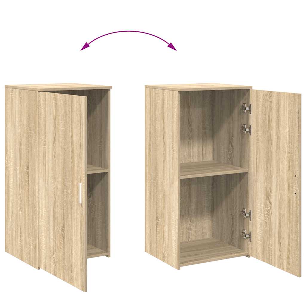 opbevaringsskab 50x45x103,5 cm konstrueret træ sonoma-eg