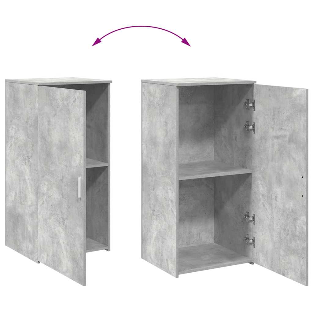 opbevaringsskab 50x45x103,5 cm konstrueret træ betongrå