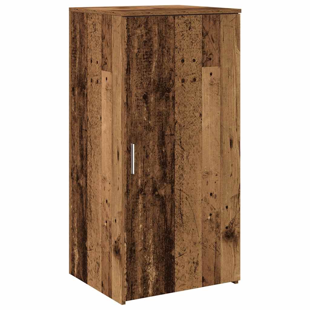 opbevaringsskab 50x45x103,5 cm konstrueret træ antikt træ