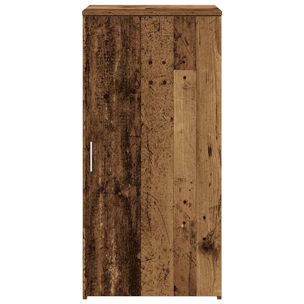opbevaringsskab 50x45x103,5 cm konstrueret træ antikt træ