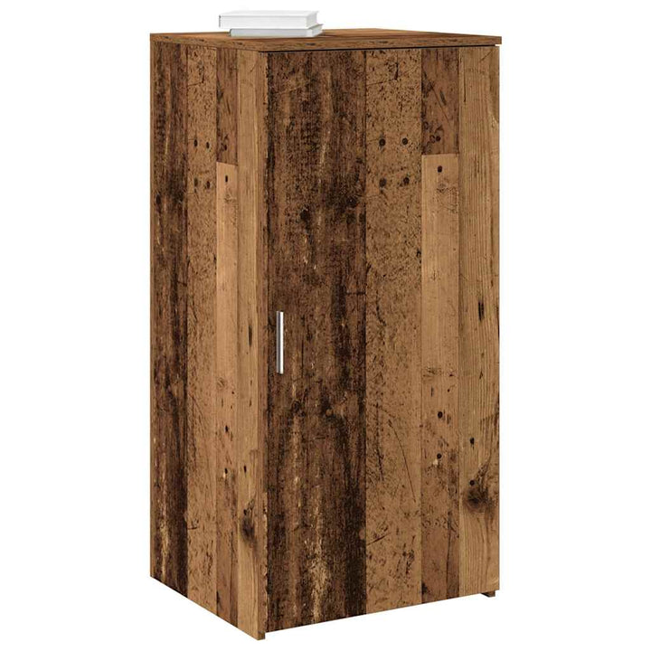 opbevaringsskab 50x45x103,5 cm konstrueret træ antikt træ