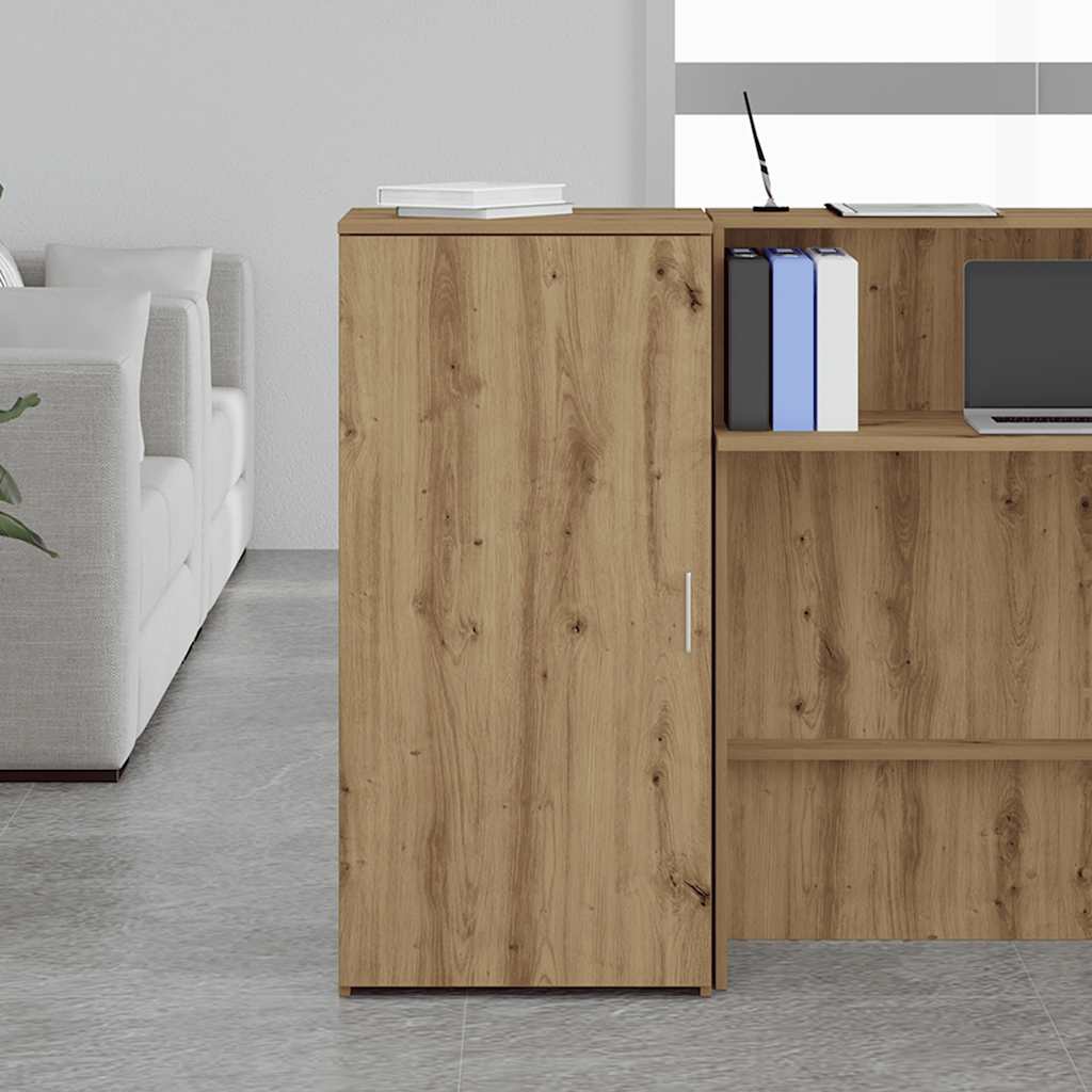 opbevaringsskab 50x45x103,5 cm konstrueret træ kunsteg