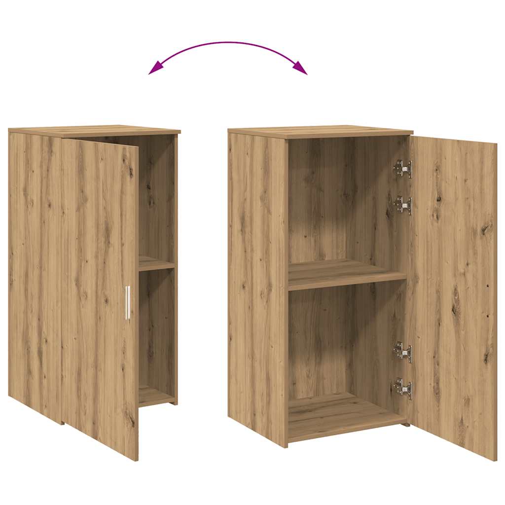 opbevaringsskab 50x45x103,5 cm konstrueret træ kunsteg
