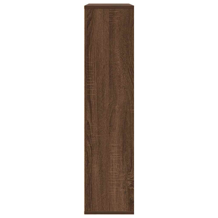 bogreol 89x24x101,5 cm konstrueret træ brun egetræsfarve
