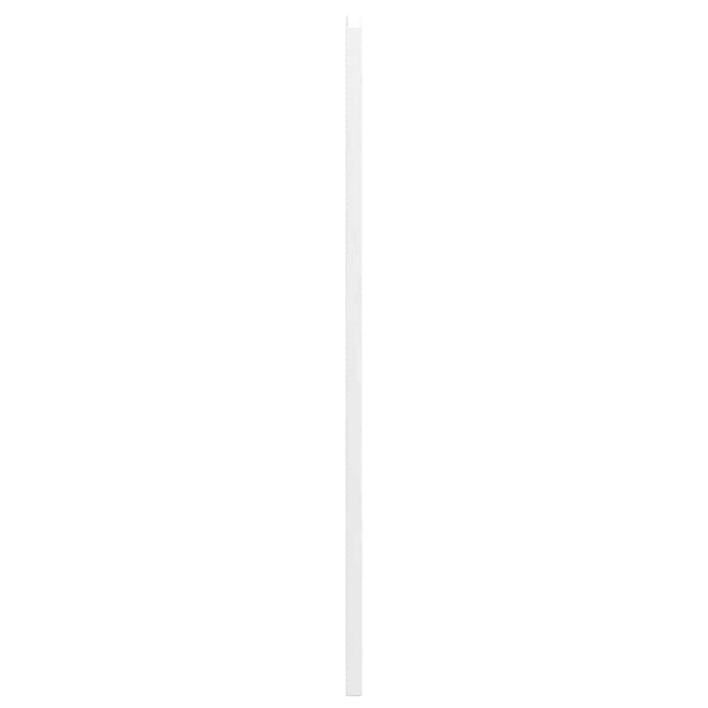 svingdøre 2-par 90x100 cm lameldesign hvid
