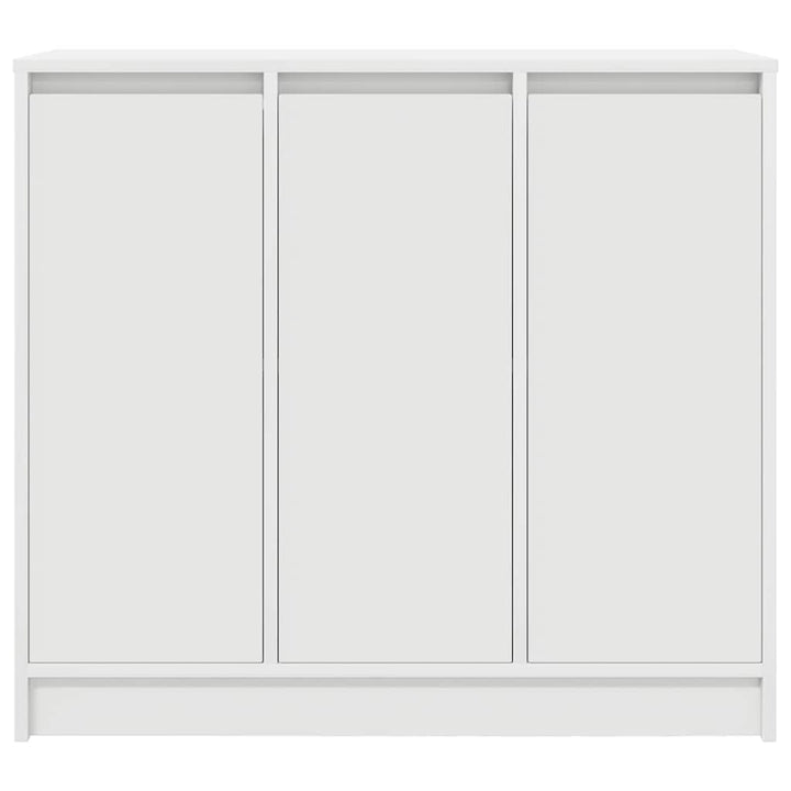 skænk 85x34x76 cm konstrueret træ hvid