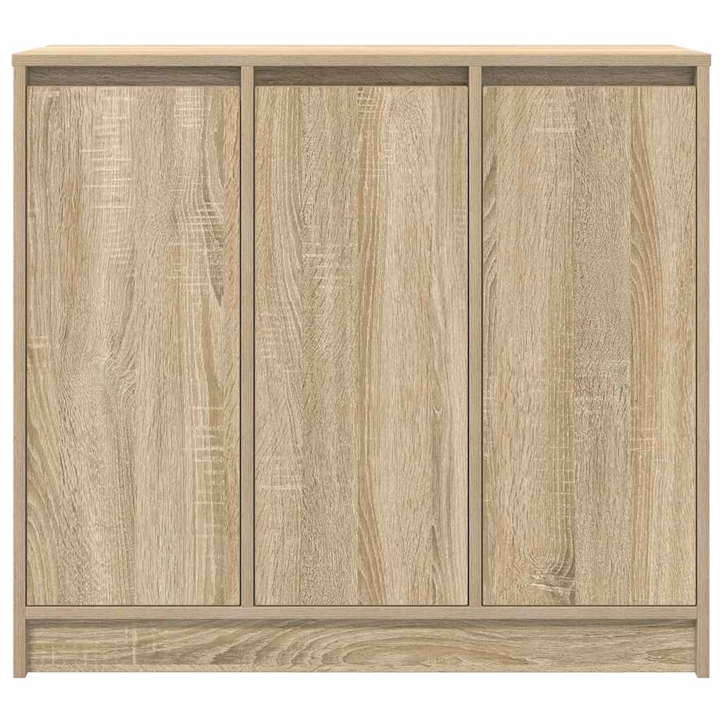 skænk 85x34x76 cm konstrueret træ sonoma-eg