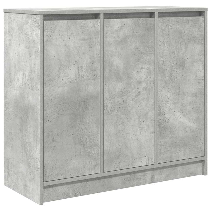 skænk 85x34x76 cm konstrueret træ betongrå