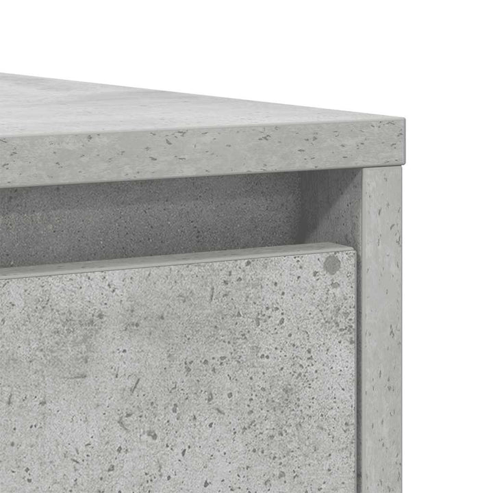 skænk 85x34x76 cm konstrueret træ betongrå