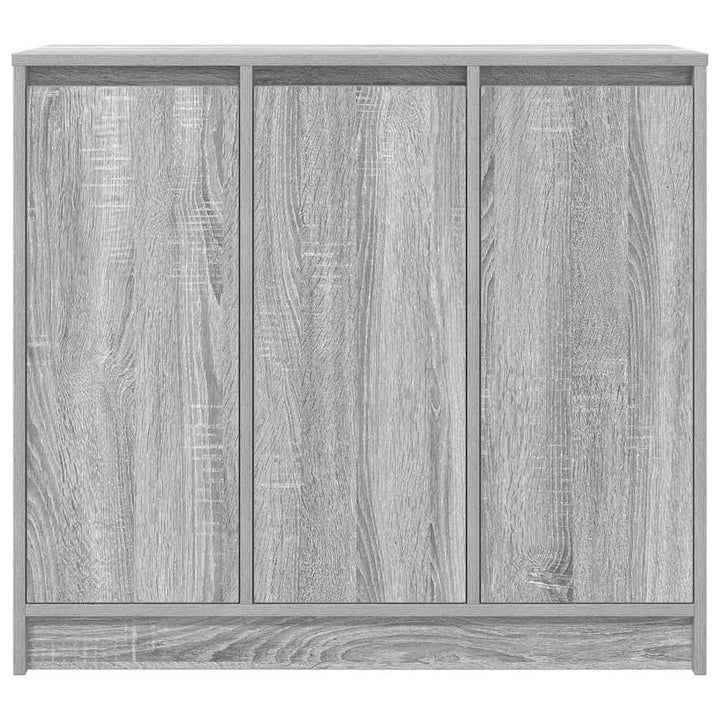 skænk 85x34x76 cm konstrueret træ grå sonoma-eg