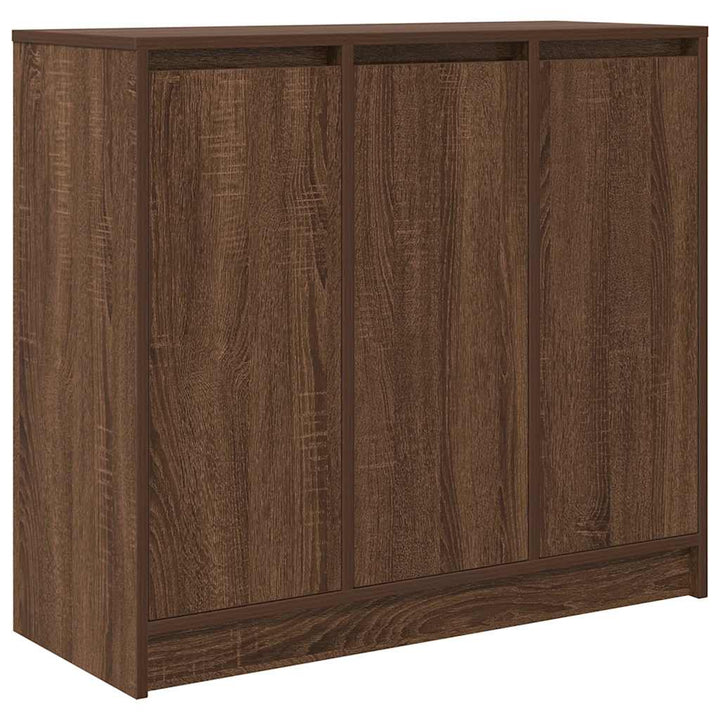 skænk 85x34x76 cm konstrueret træ brun egetræsfarve