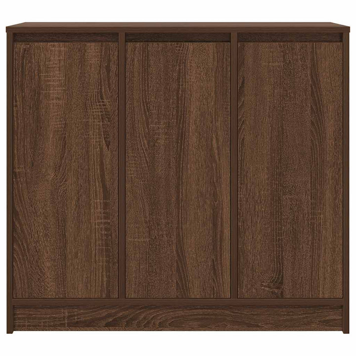 skænk 85x34x76 cm konstrueret træ brun egetræsfarve
