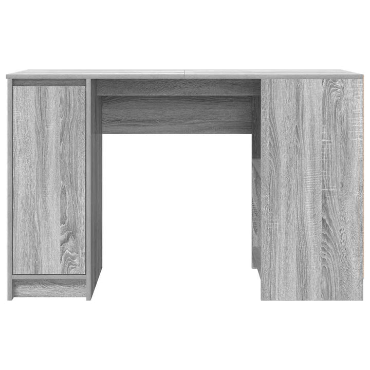 skrivebord 120x42x76 cm konstrueret træ grå sonoma-eg