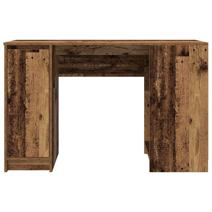 skrivebord 120x42x76 cm konstrueret træ antikt træ