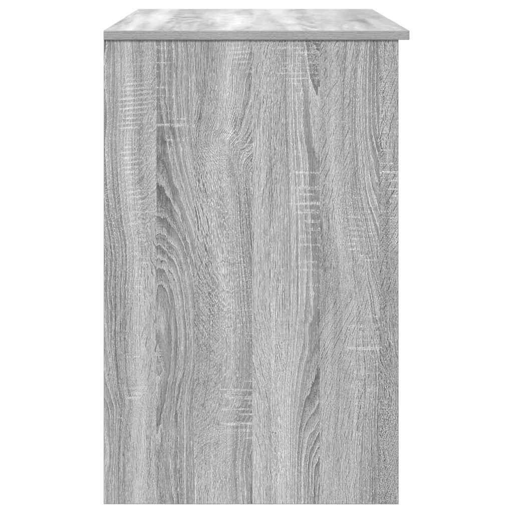 skrivebord 86x49x76 cm konstrueret træ grå sonoma-eg