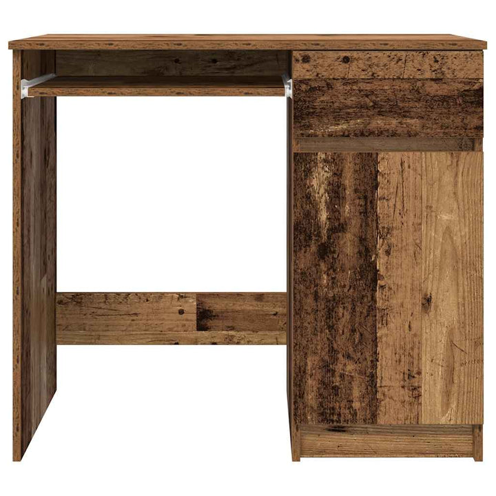 skrivebord 86x49x76 cm konstrueret træ gammelt trælook