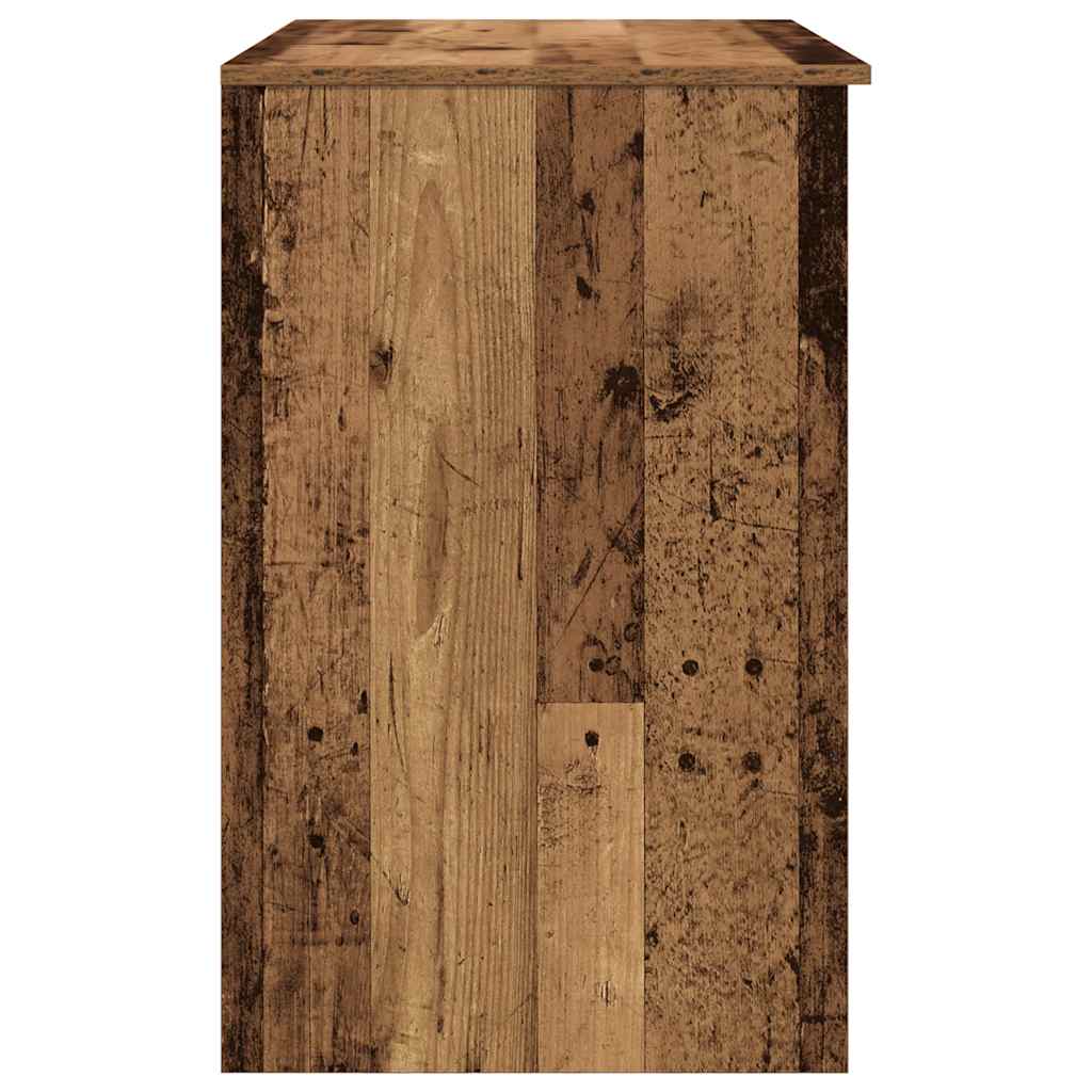skrivebord 86x49x76 cm konstrueret træ gammelt trælook