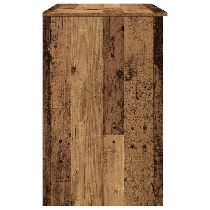 skrivebord 86x49x76 cm konstrueret træ gammelt trælook