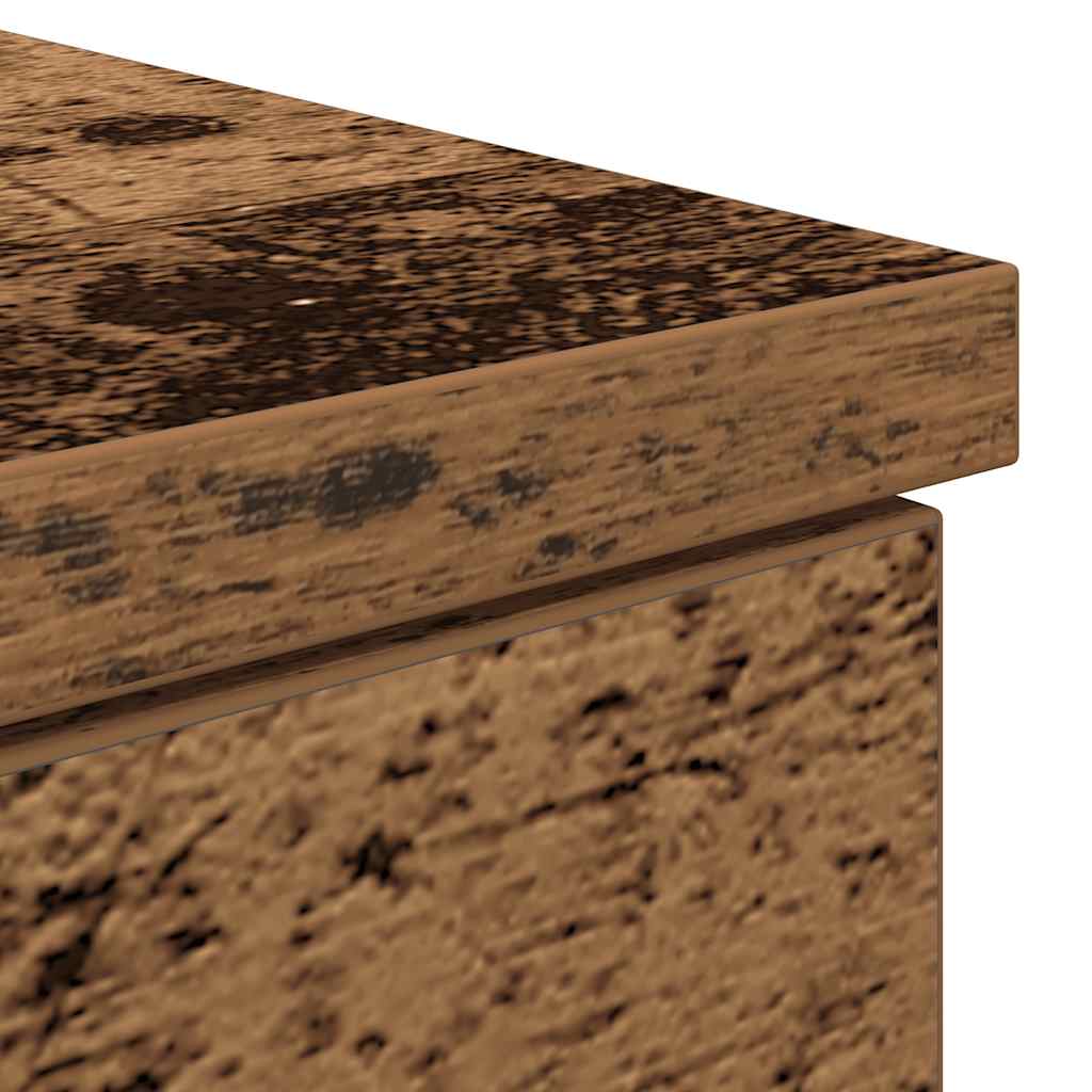 skrivebord 86x49x76 cm konstrueret træ gammelt trælook